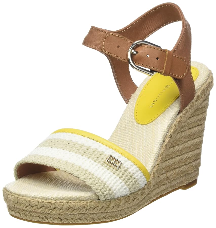 Amazon | [Tommy Hilfiger] エスパドリーユウェッジサンダル